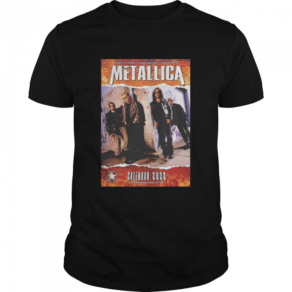 Metallica Calendar 2022 an Independent Publication Shirt