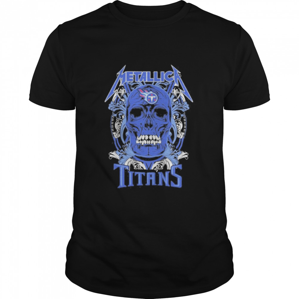 Skull Metallica Tennessee Titans Shirt