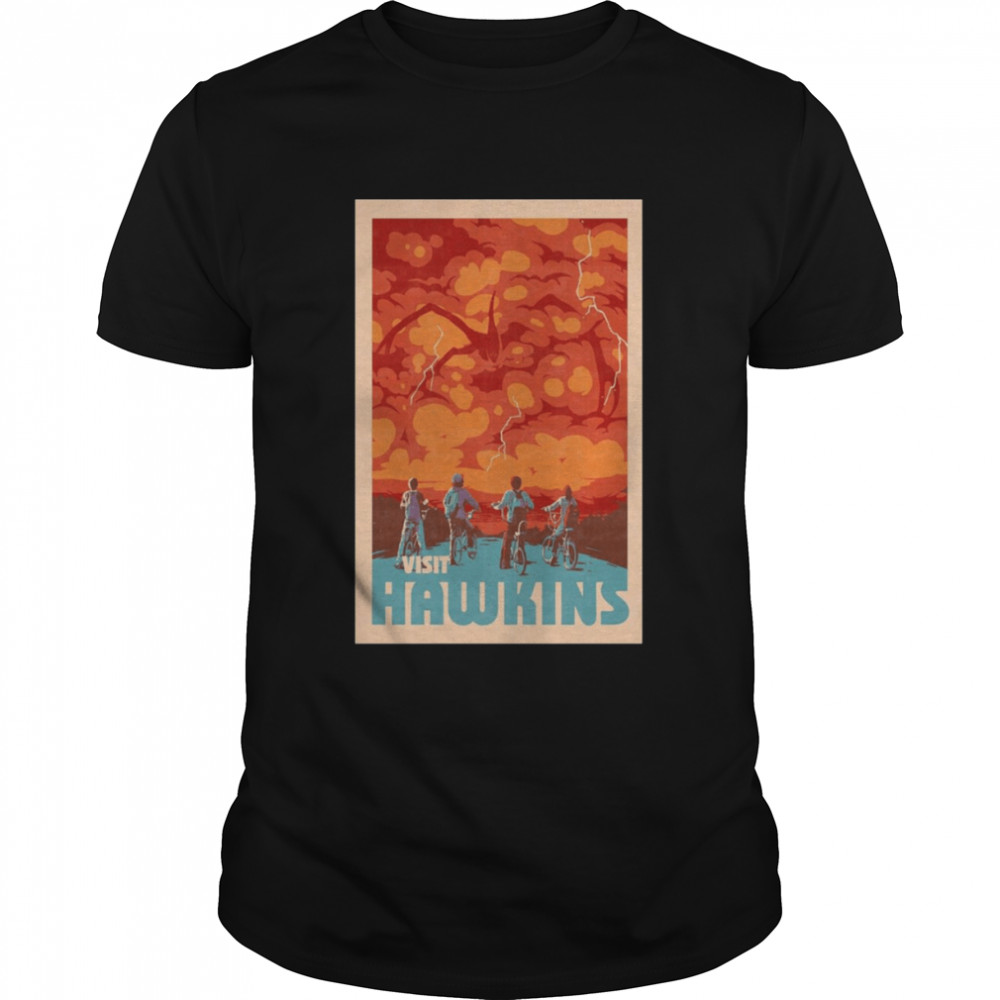 Visit Hawkins Stranger Things Vintage shirt