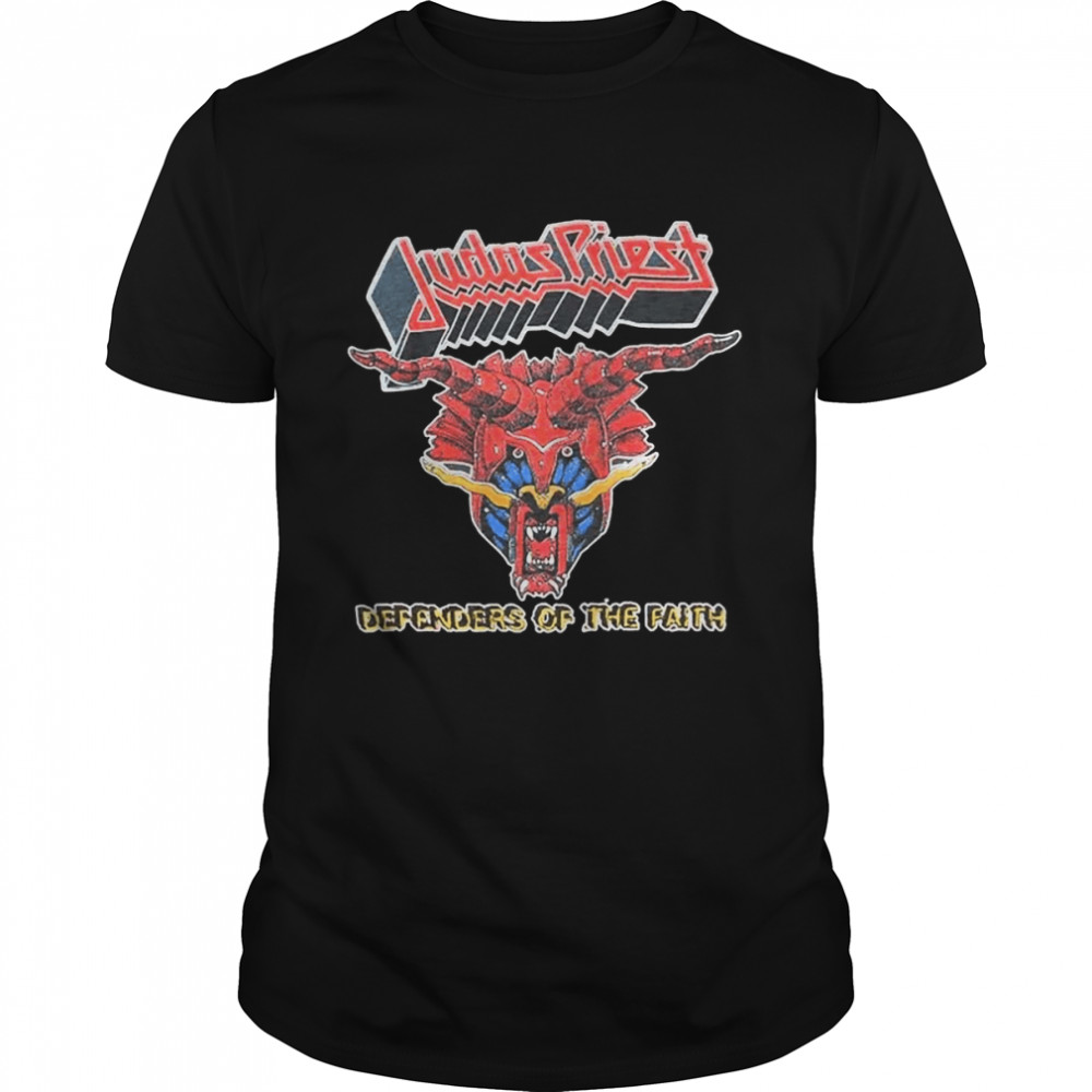 Judas Priest Tour 1984 Defenders of the Faith Chained Up Raglan Tour Shirt