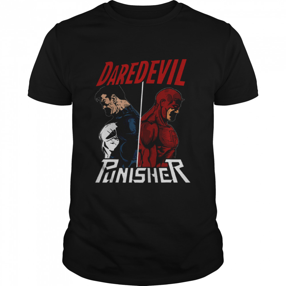 Marvel Daredevil The Punisher Only One Way Graphic shirt