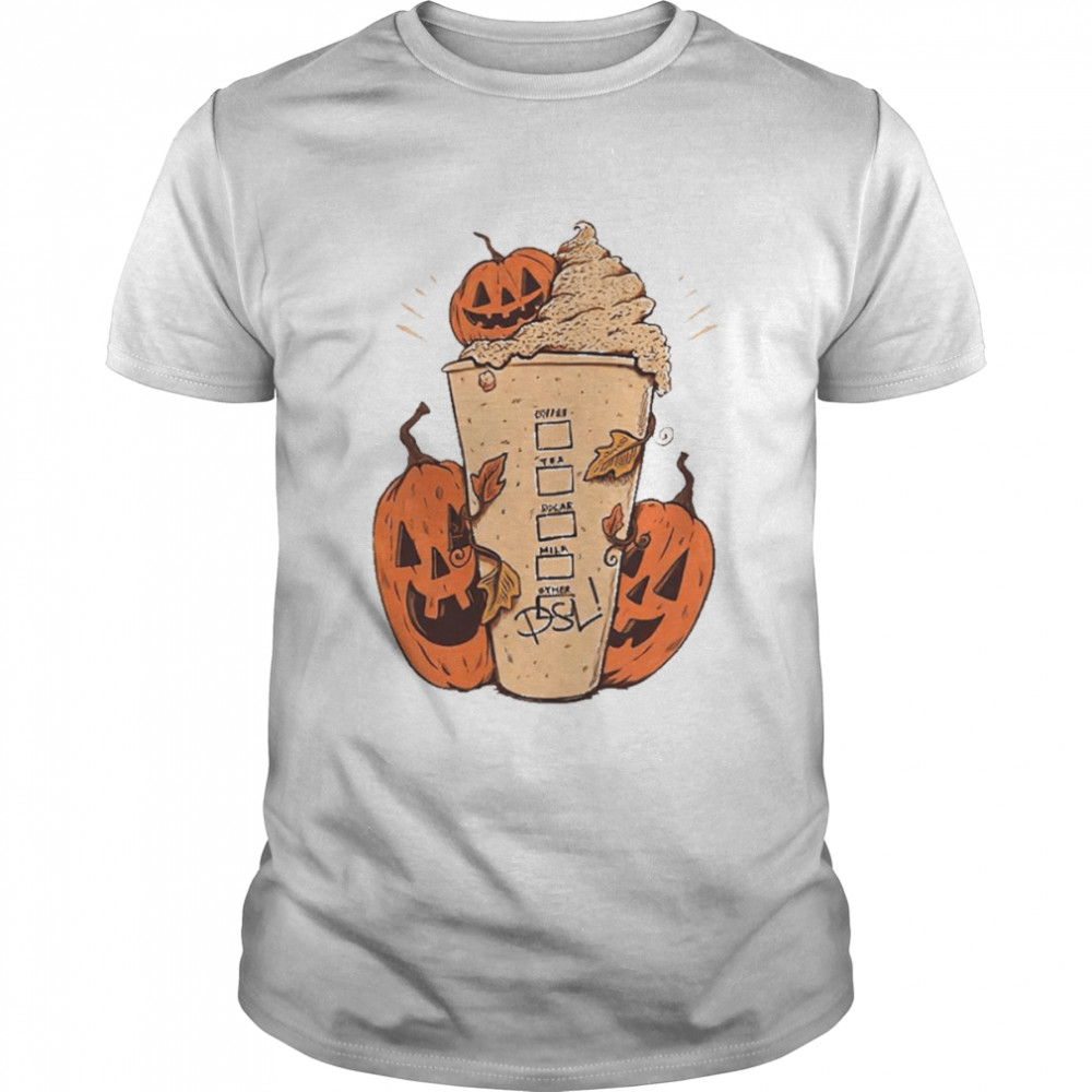 Pumpkin Spice Latte Halloween T-Shirt