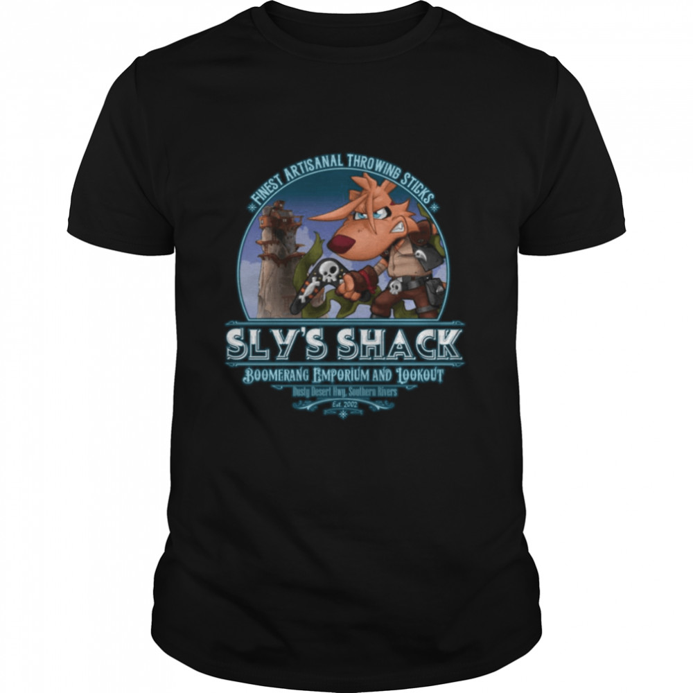 Sly’s Shack Finest Artisanal Throwing Sticks shirt