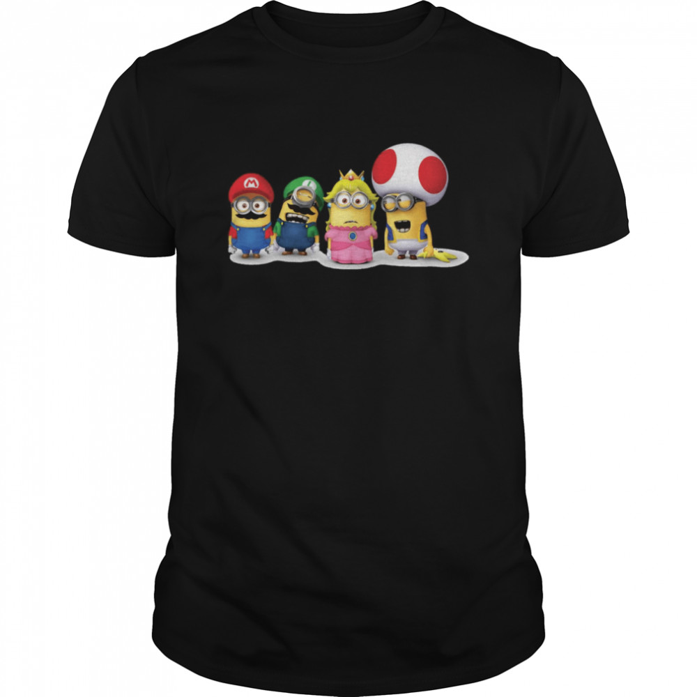 Super Minion Bros Nintendo Game shirt Classic Men's T-shirt