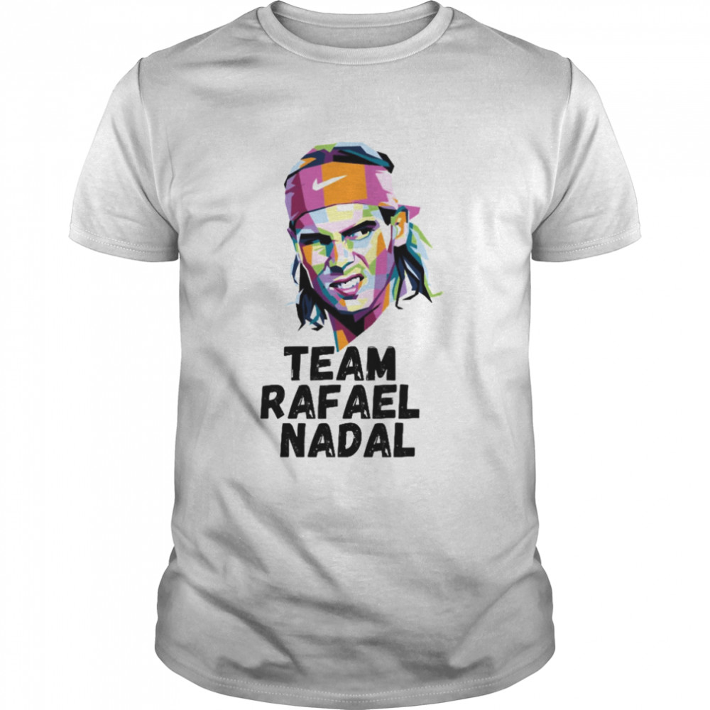 Team Rafael Nadal Vector Painting shirt