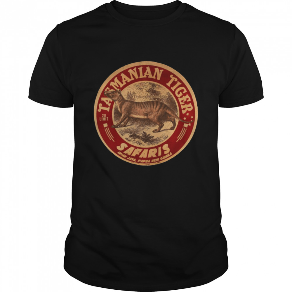 Vintage Tasmanian Tiger Safari shirt Classic Men's T-shirt