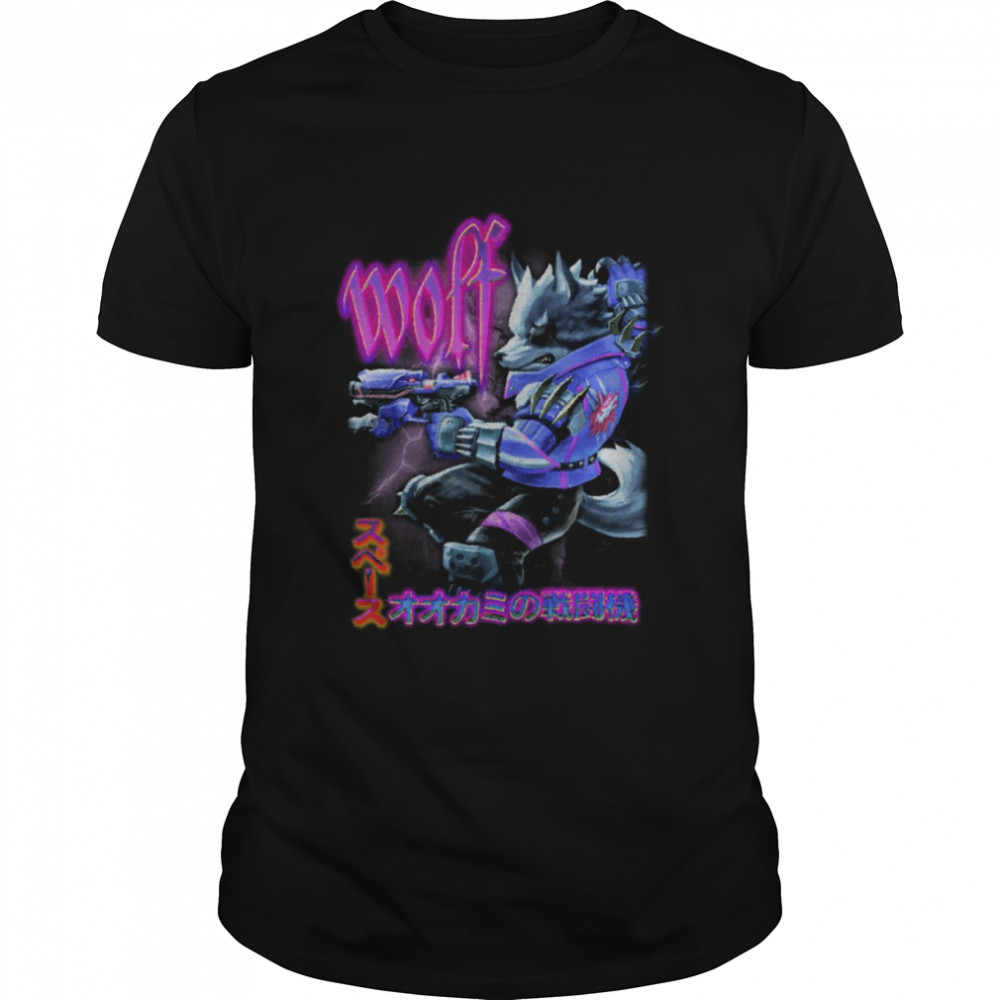 Wolf Smash Bros Character Vintage shirt Classic Men's T-shirt