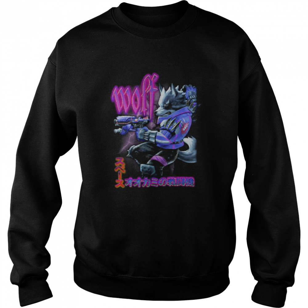 Wolf Smash Bros Character Vintage shirt Unisex Sweatshirt