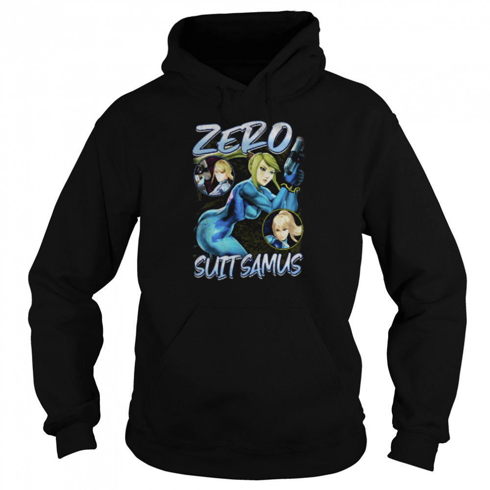 Zero Suit Samus Smash Bros Vintage shirt Unisex Hoodie