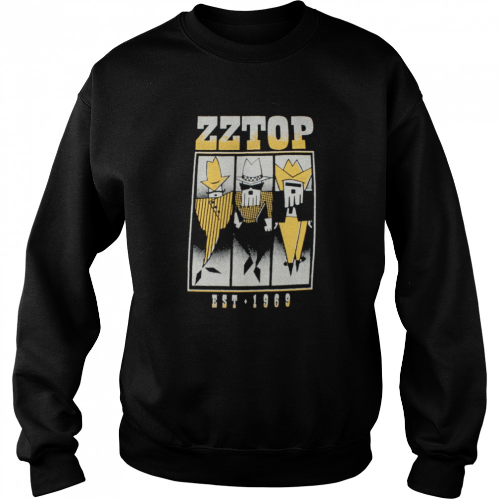 Zz Top Tour American Rock Band Sest 1969 shirt Unisex Sweatshirt