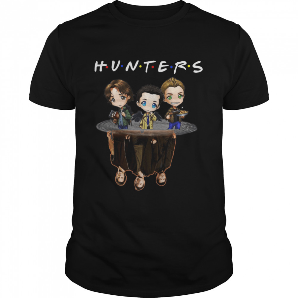 Chibi Hunters Supernatural Reflection Mirror Water Vintage shirt