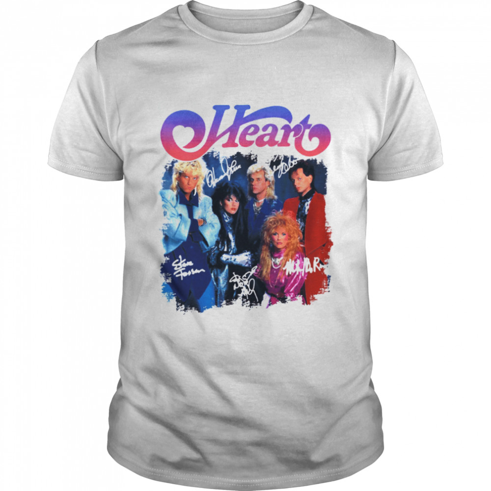 Heart Pop Rock Band Vintage Style shirt