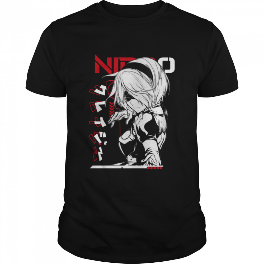 Japan Style Nier Automata 2b Mask shirt