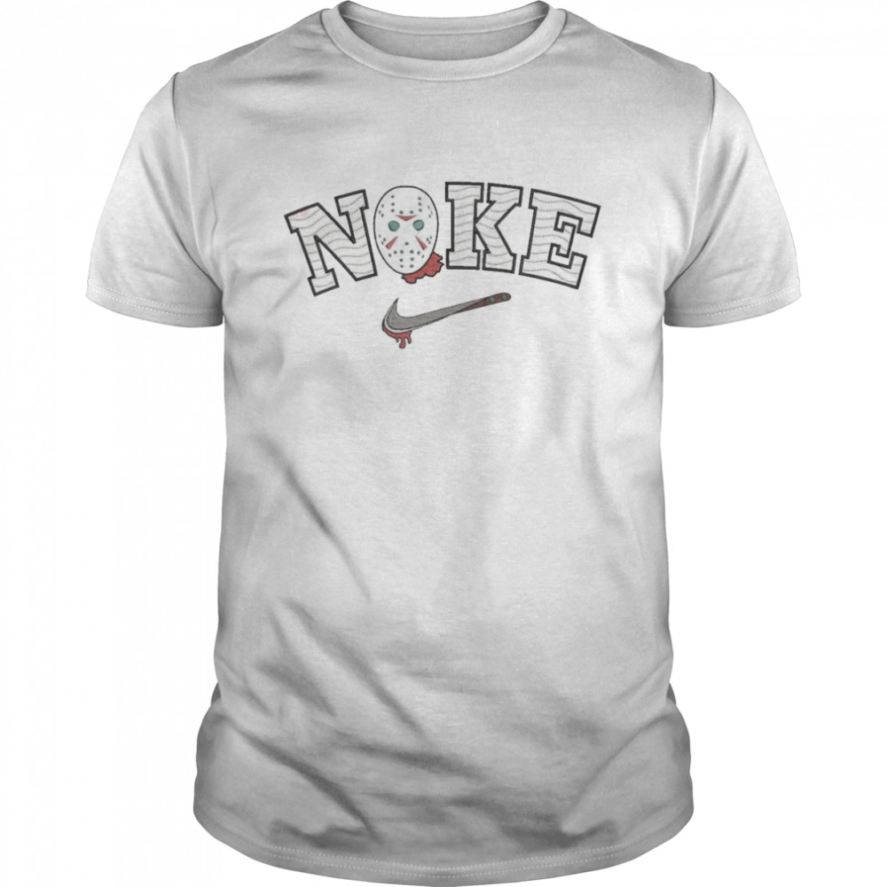 Jason Voorhees Face Nike Halloween shirt