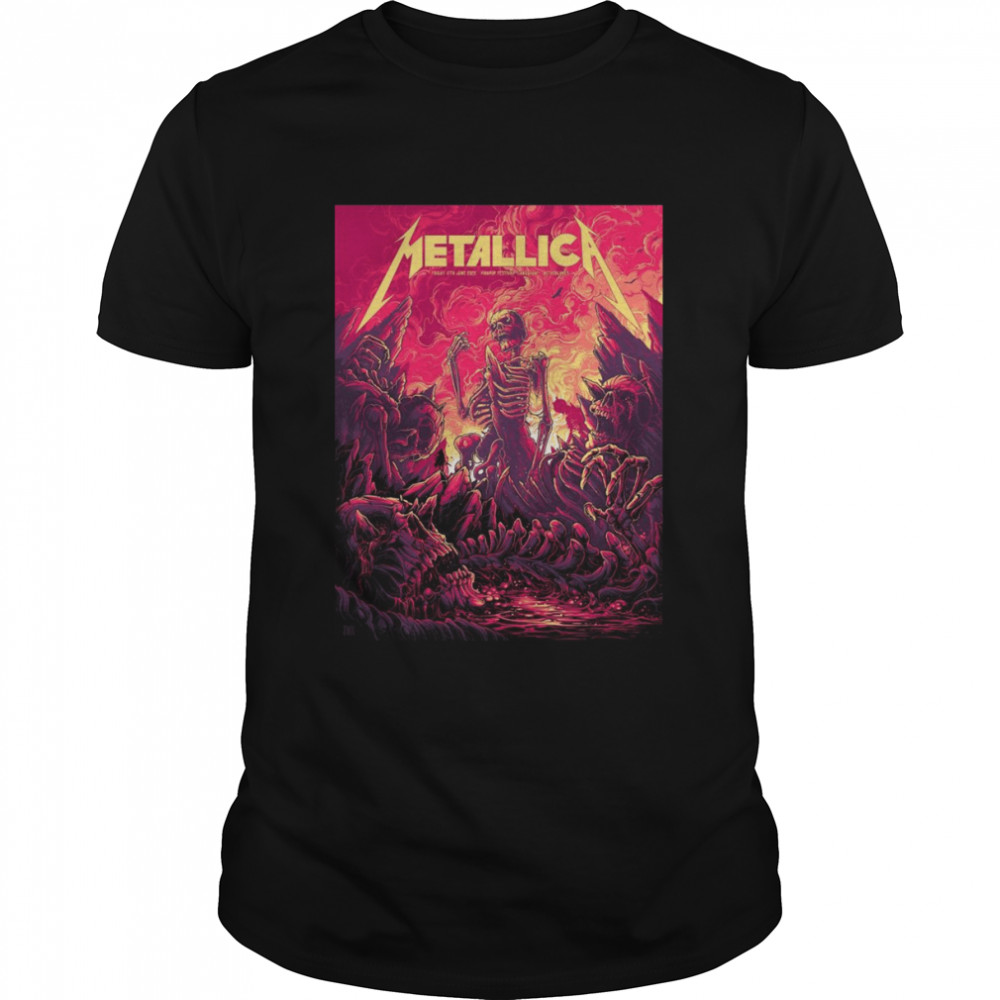 Metallica Landgraaf Netherlands Poster Pinkpop Festival 2022 shirt