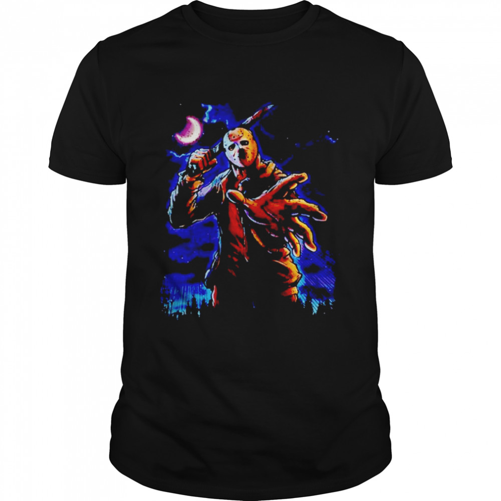 Michael Myers Jason friday the 13th artwork shirt