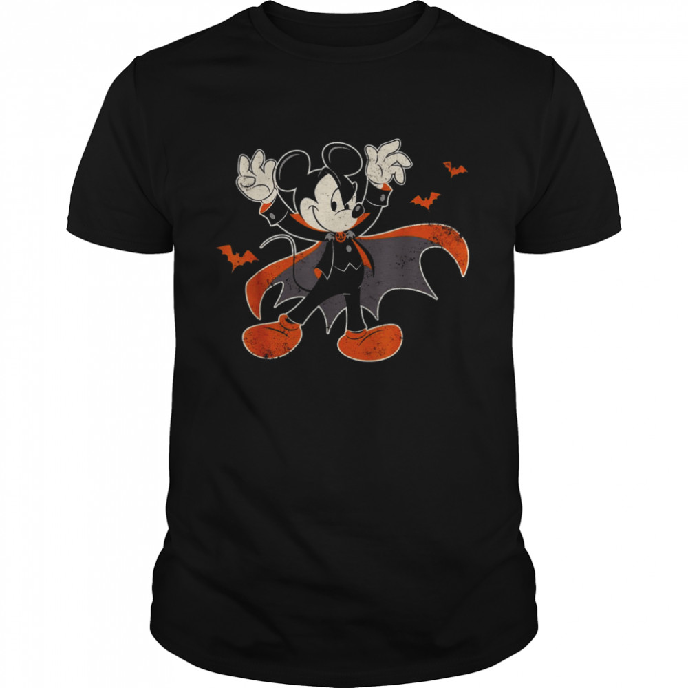 Mickey Mouse Spooky Dracula Costume Halloween Disney And Pixar’s Holiday shirt