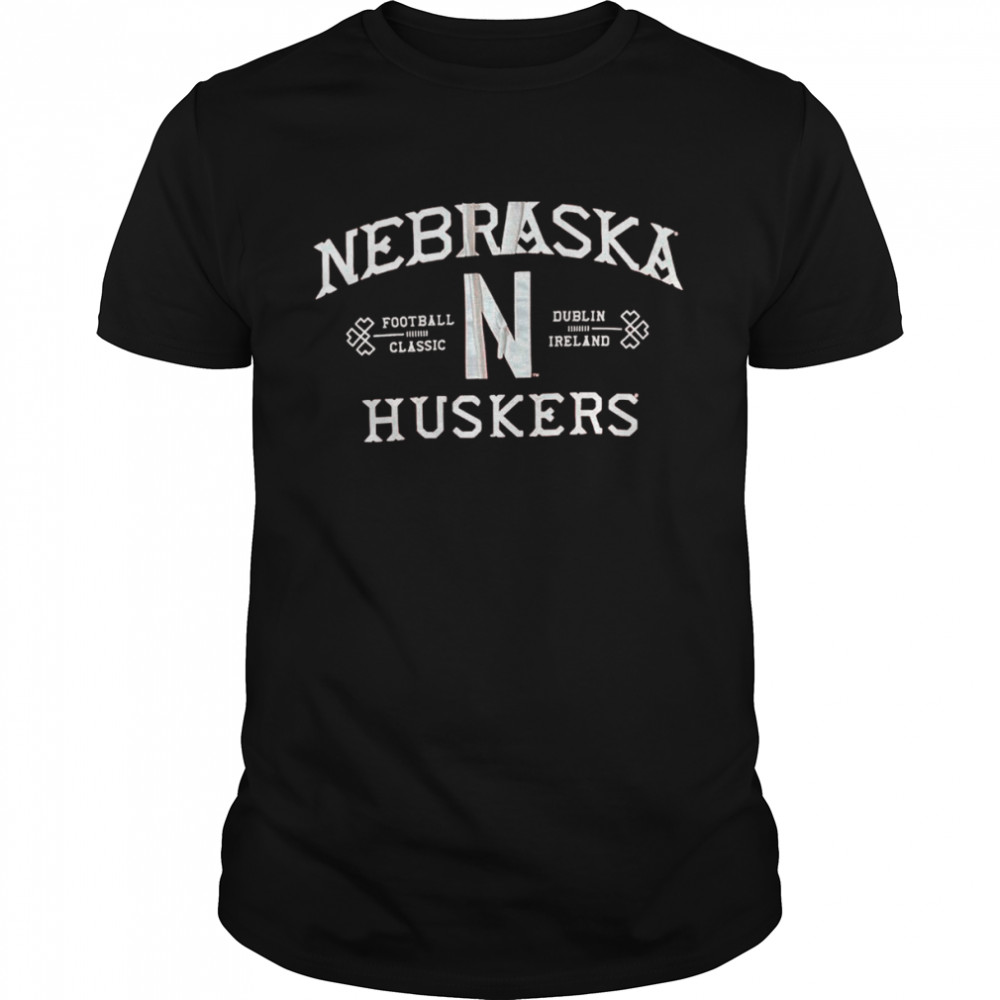 Nebraska Football Classic Dublin Ireland Huskers shirt