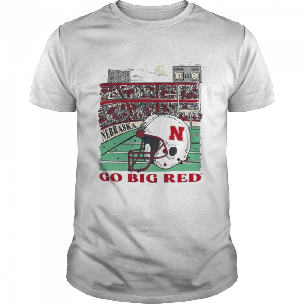 Nebraska Stadium Helmet Comfort Colors shirt