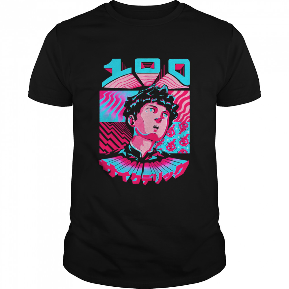 Retro Psycho Head 100 Anime Manga shirt