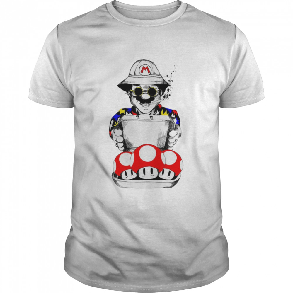 Super Mario and Fear and Loathing in Las Vegas shirt