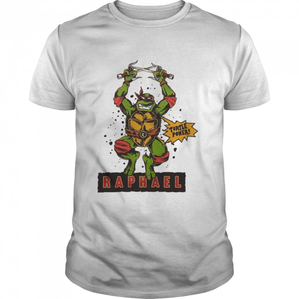 Teenage Mutant Ninja Turtles Raphael turle power shirt