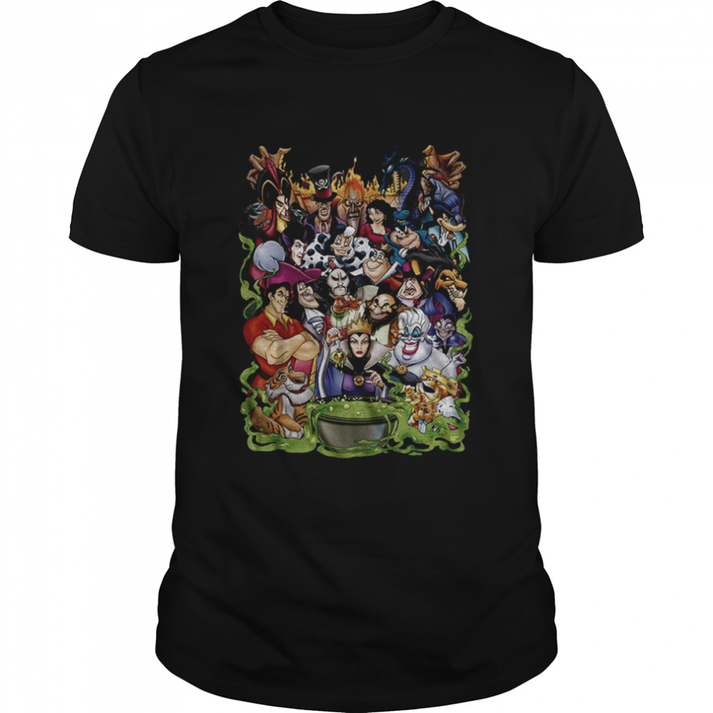 Villain Group Ringer Villain Disney And Pixar Holiday shirt