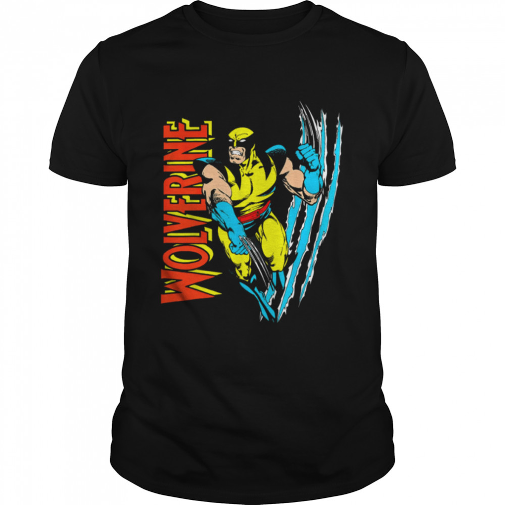 Wolverine Vintage Claw Slice X Men Marvel Comics Holiday shirt