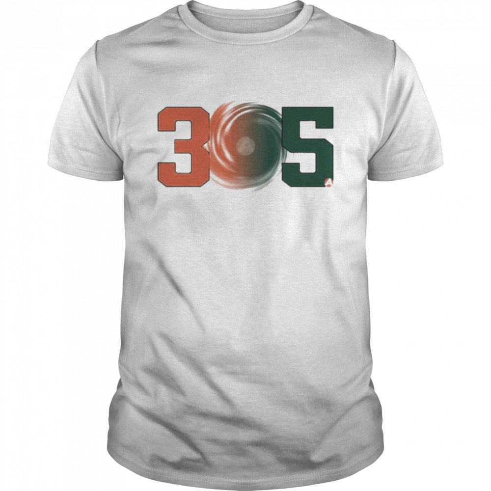 305 Miami Hurricane Shirt