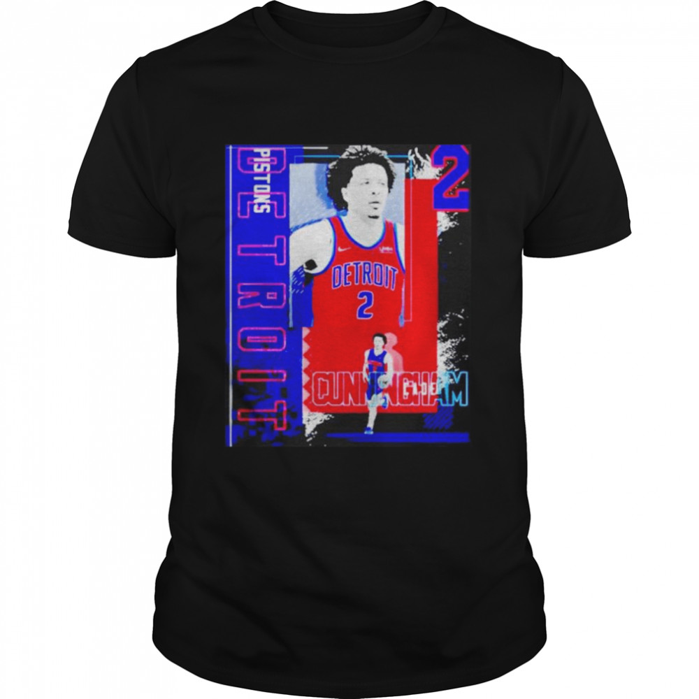 Cade Cunningham basketball paper Detroit Pistons shirt