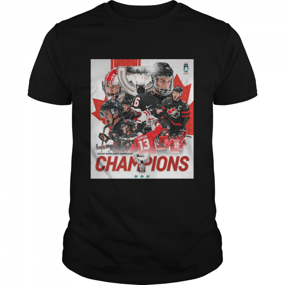 Canada 2022 IIHF World Junior Championship Champions Shirt