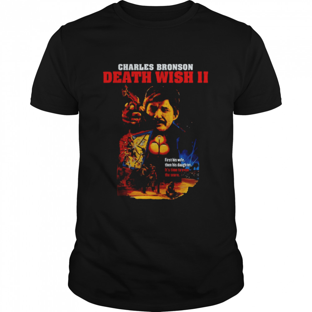 Charles Bronson Death Wish II Vintage shirt