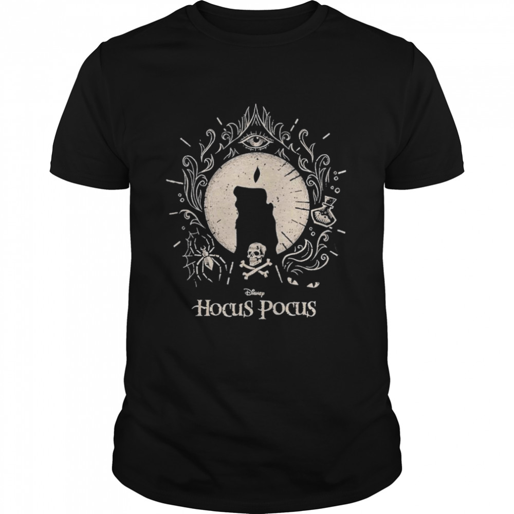 Disney Hocus Pocus Black Flame Halloween T-Shirt