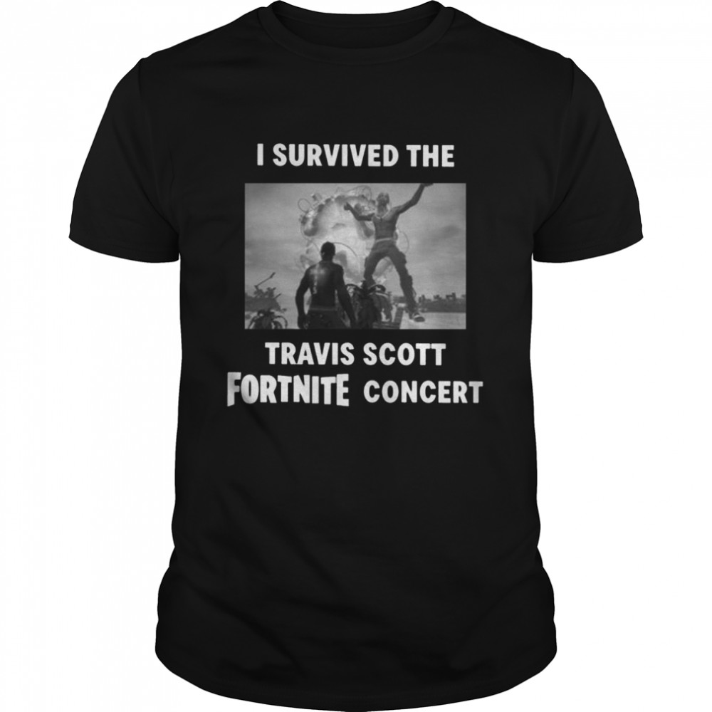 I Survived The Travis Scott Fortnite Concert Shirt