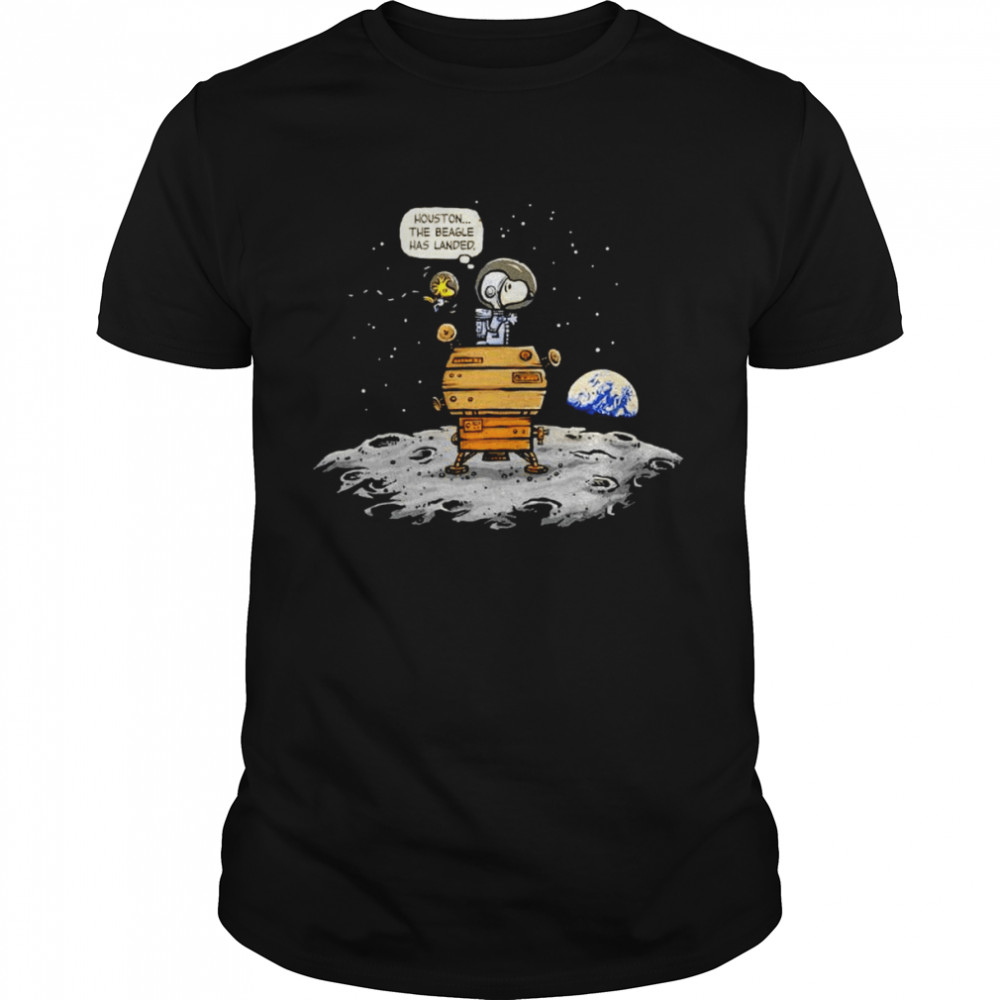 Snoopy Houston the beagle has landed shirt