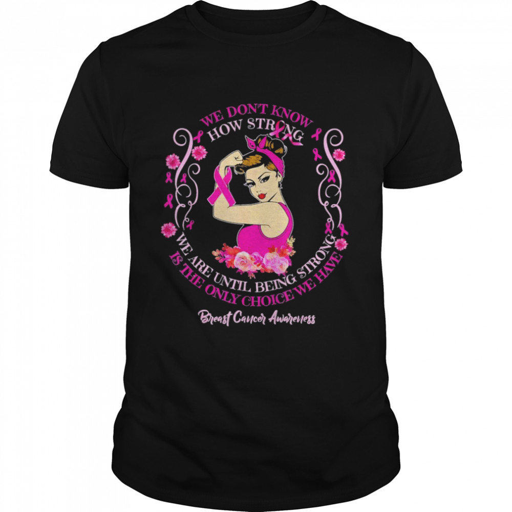 Womens Breast Cancer Awareness Ribbon T-Shirt