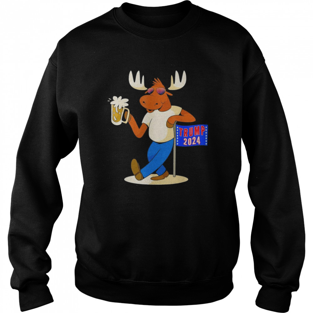 American Moose Trump 2024 T-shirt Unisex Sweatshirt