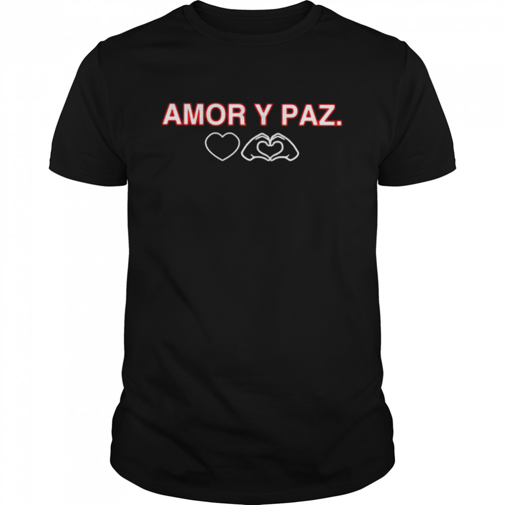 Amor y paz shirt Classic Men's T-shirt