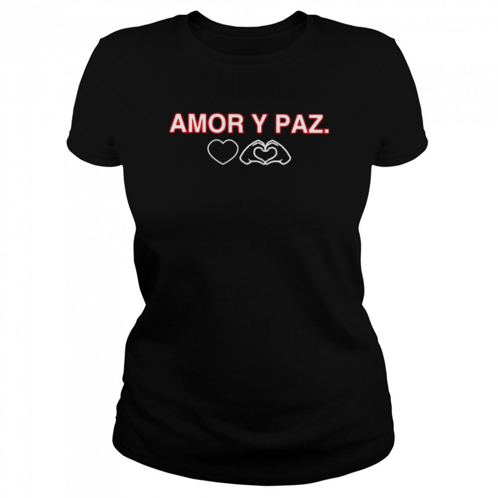 Amor y paz shirt Classic Women's T-shirt