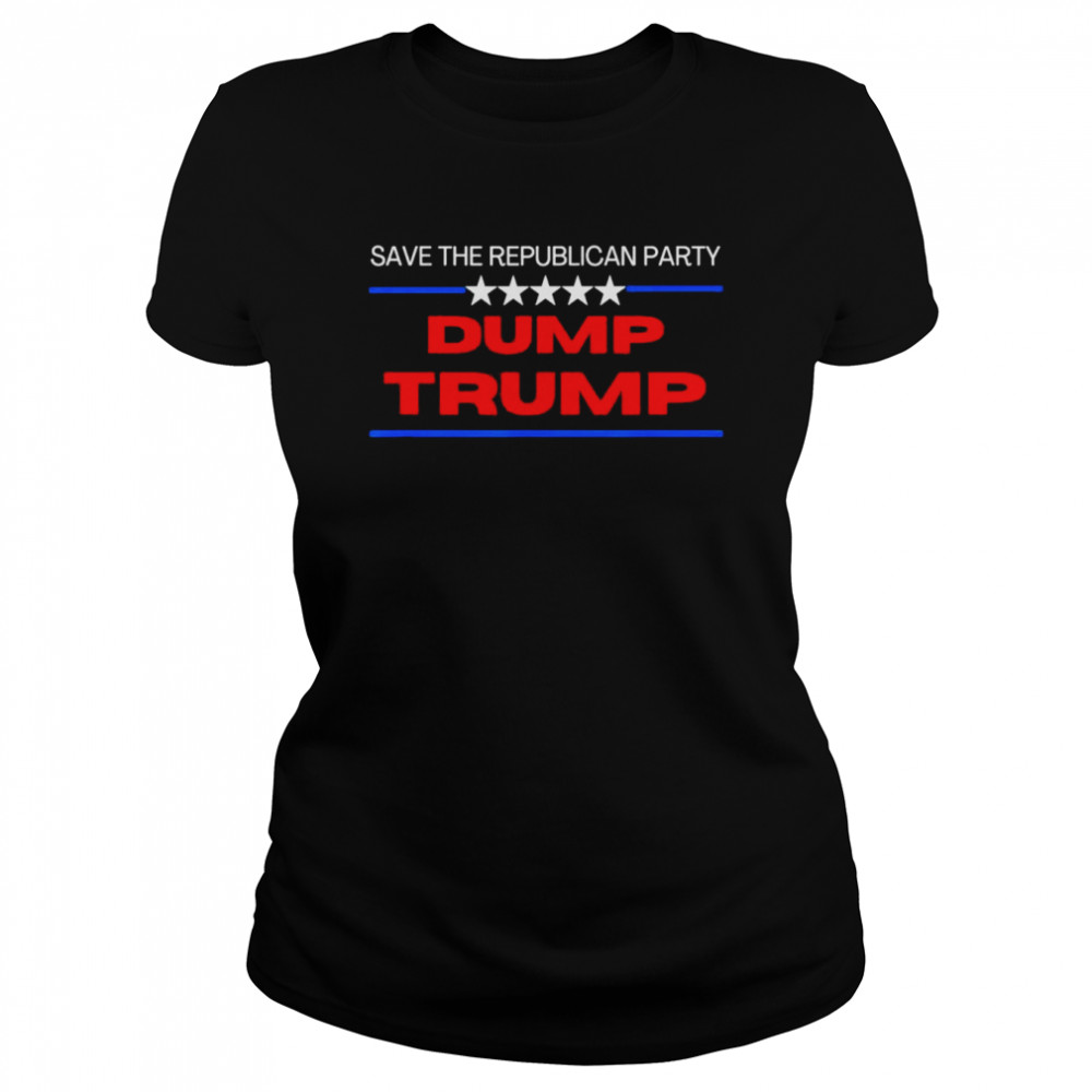 Anti Trump Save the Republican Party Dump Trump T- Classic Women's T-shirt