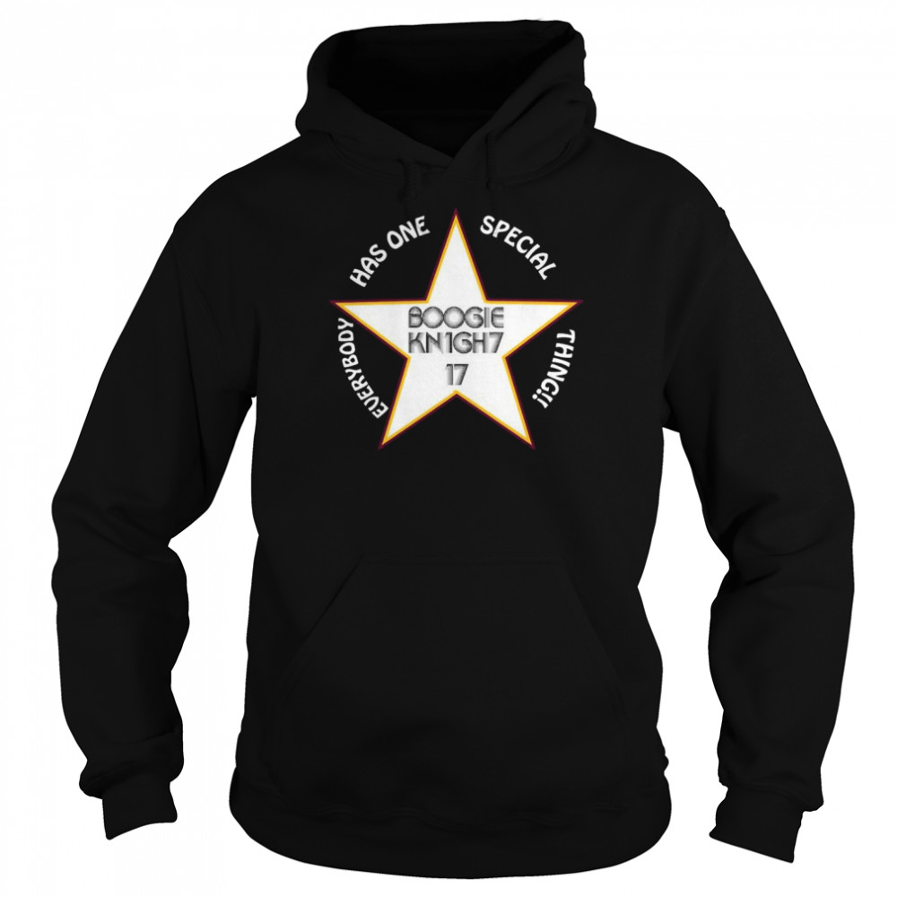 Boogie Knight One Special Thing Dirk Diggler Inspired Movie Logo T- Unisex Hoodie