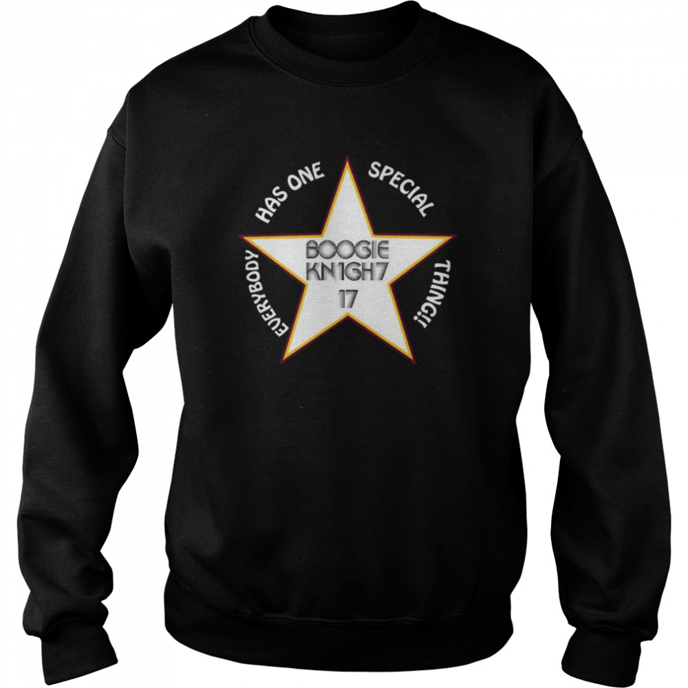 Boogie Knight One Special Thing Dirk Diggler Inspired Movie Logo T- Unisex Sweatshirt