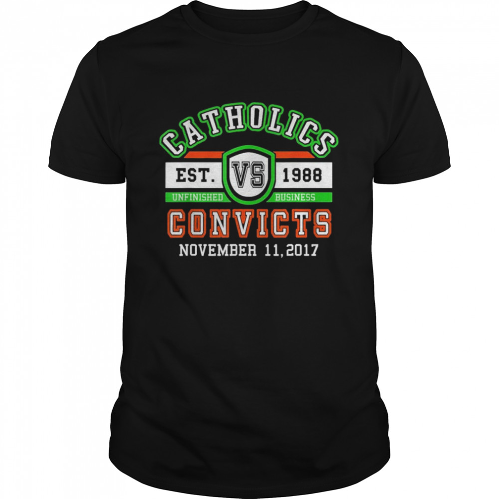 Catholics Vs Convicts 2017 Retro Shirt