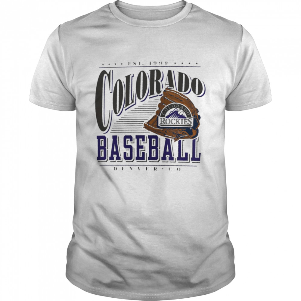 Colorado Rockies Youth Hardball T-Shirt - Cream