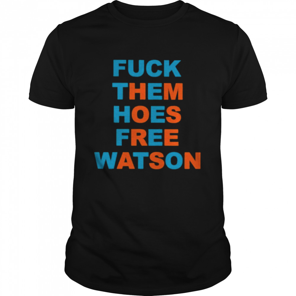 Fuck Them Hoes Free Watson  Classic Men's T-shirt