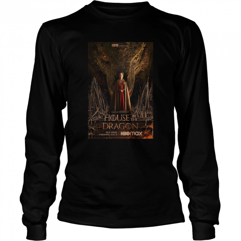 House Of The Dragon Movie New Series shirt Long Sleeved T-shirt