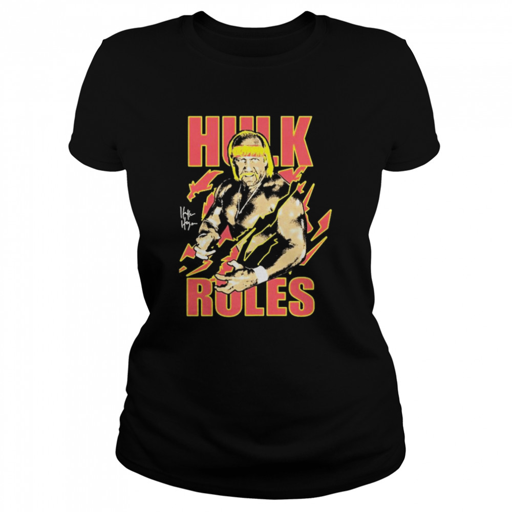 Hulk Hogan Neon Collection Signature T- Classic Women's T-shirt