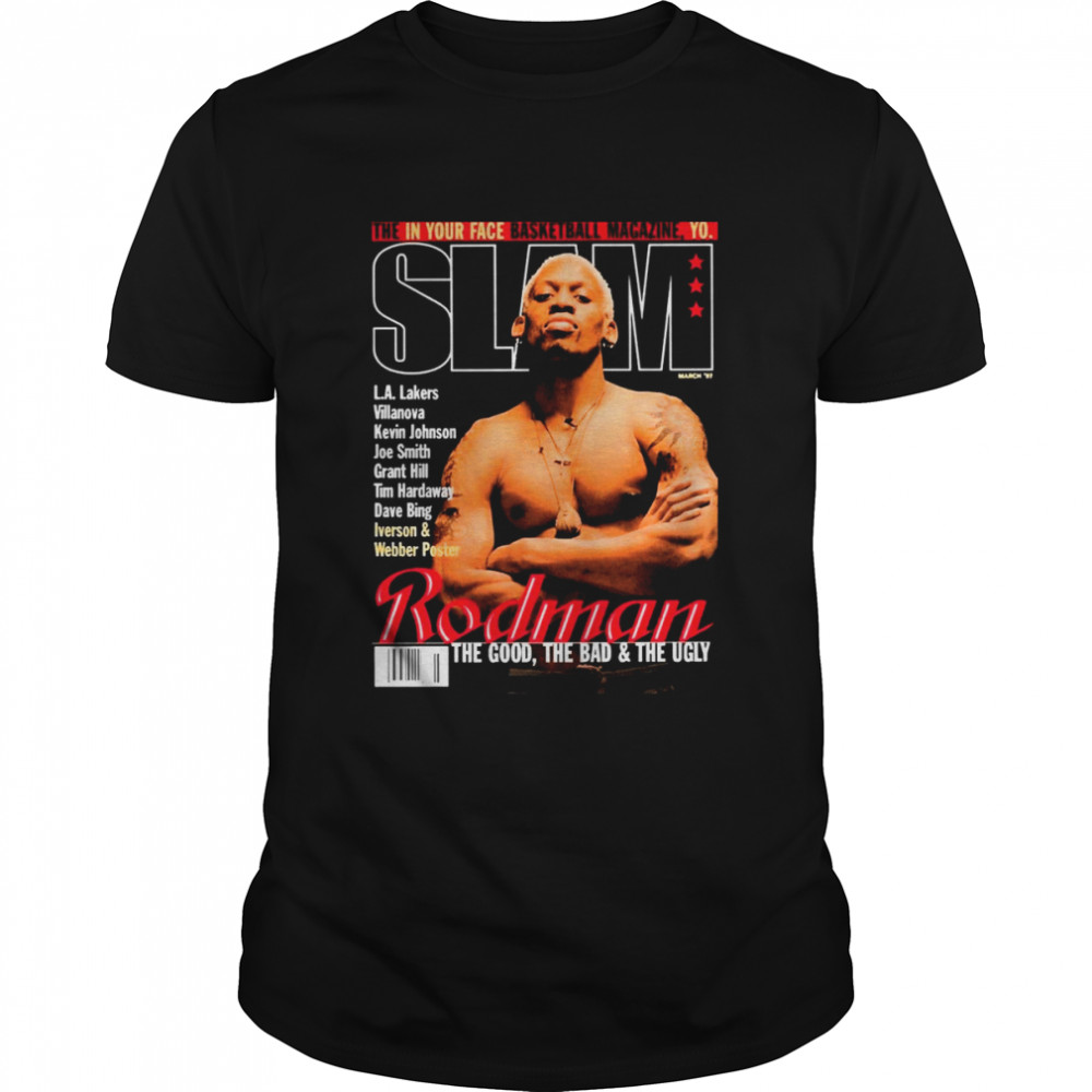 Magazine Cover Style Dennis Rodman shirt