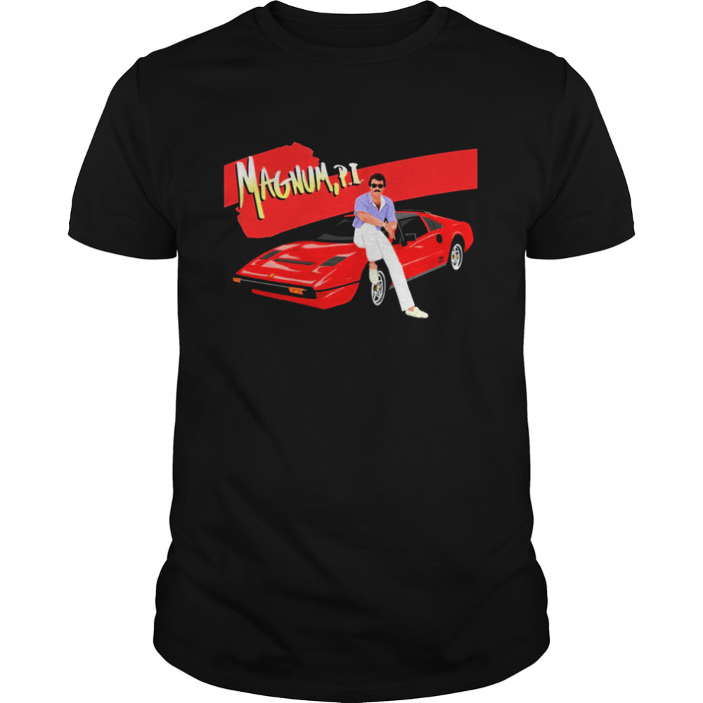 Magnum Red Car Clint Eastwood shirt