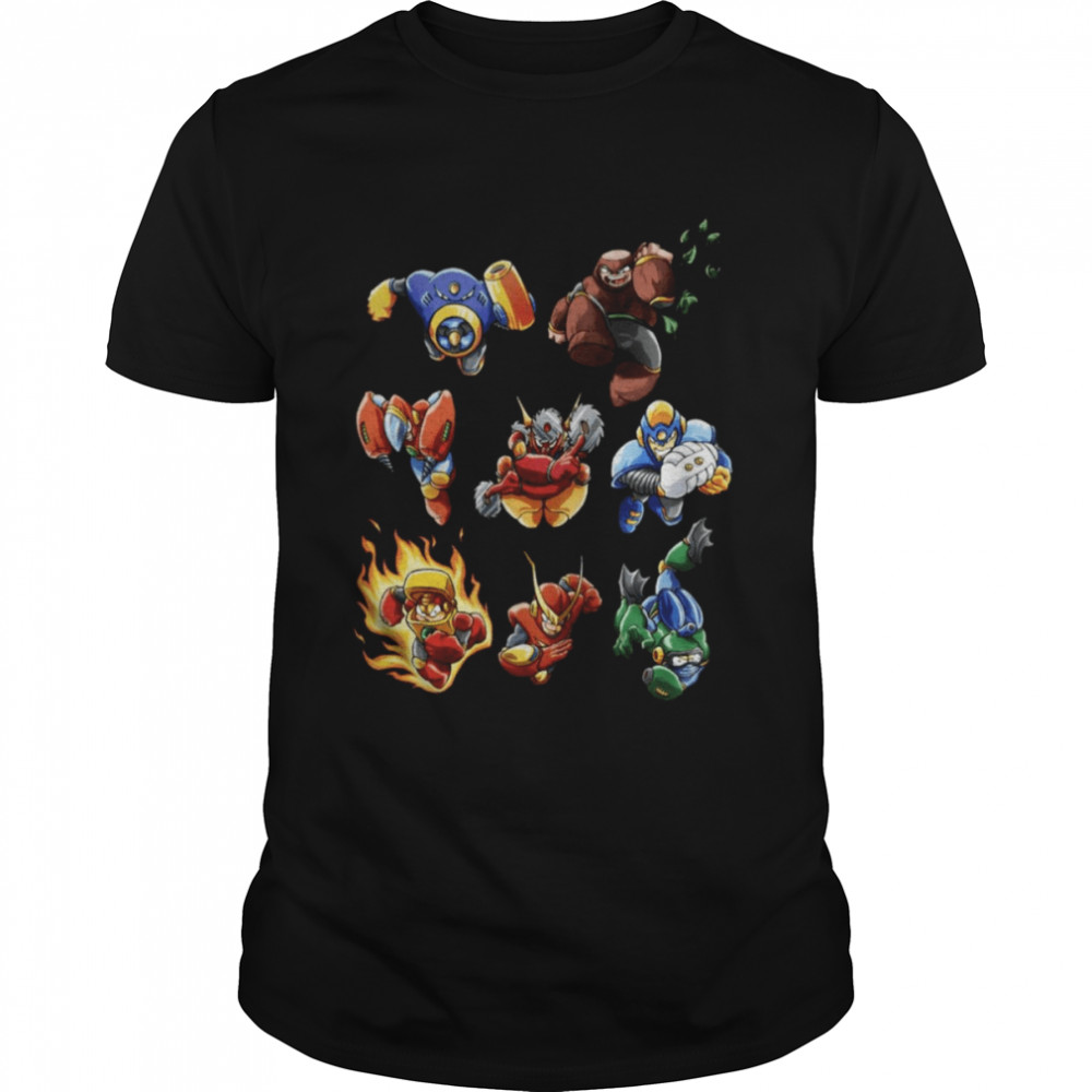 Mega Man Boss T- Classic Men's T-shirt